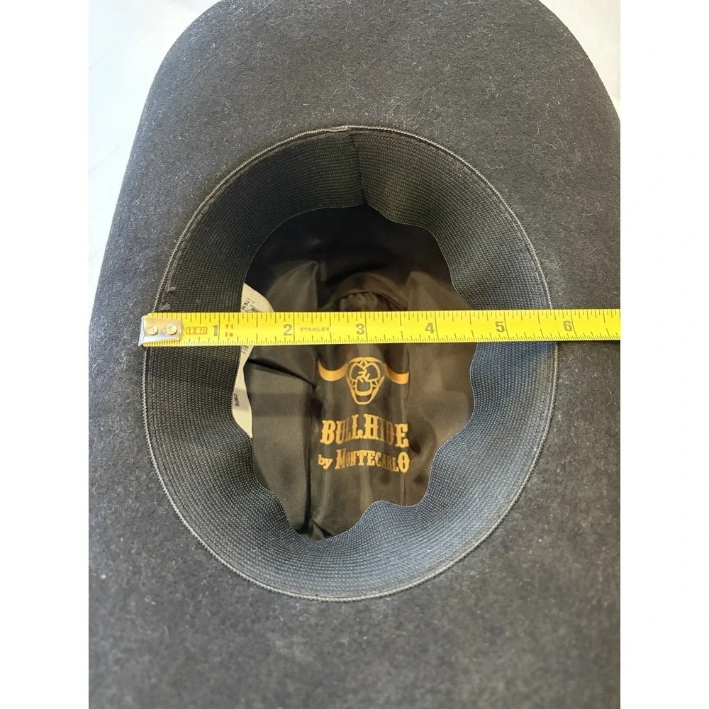 Bullhide by Montecarlo Wool Cowboy Hat El Disobediente Black 0568BL